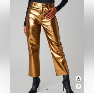 Buddy Love Travolta High Rise Metallic Pants